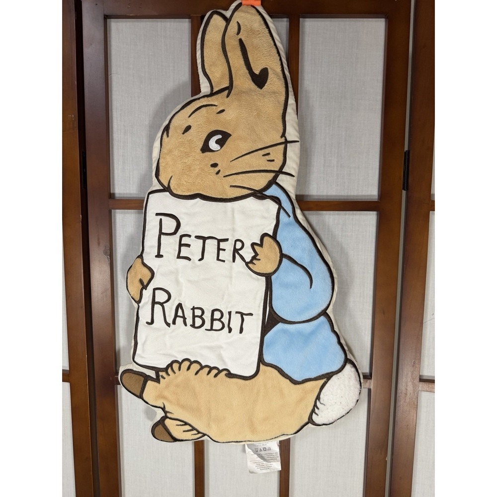 Vintage Peter Rabbit Nursery Decor ~Wall Hanging 24" Fabric Wall Hanging